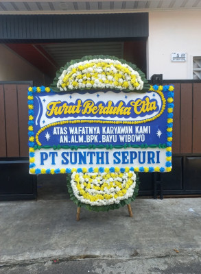 Papan Bunga Duka di Katingan Tengah